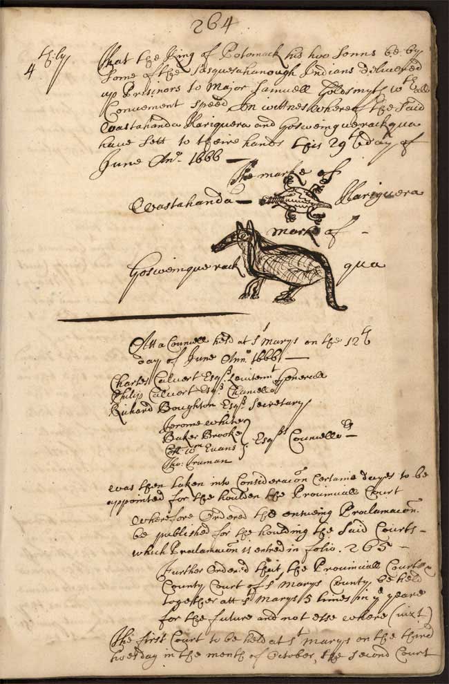 handwriting image of treaty